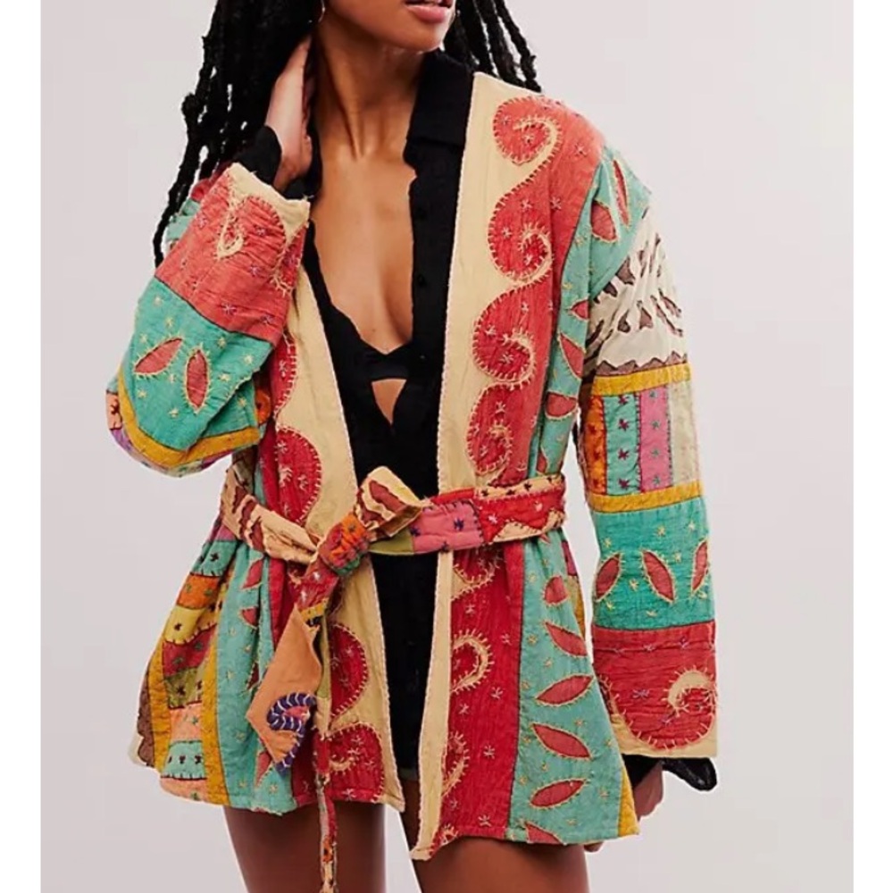 NWT Free People x Victoria Leivissa Good Karma Jacket